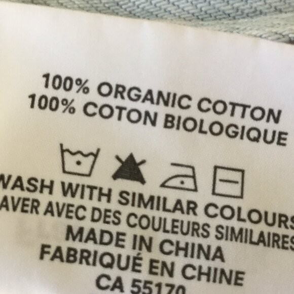 Frank and Oak Atelier Striped Bleached Chambray Denim Jumpsuit l - Picture 7 of 9